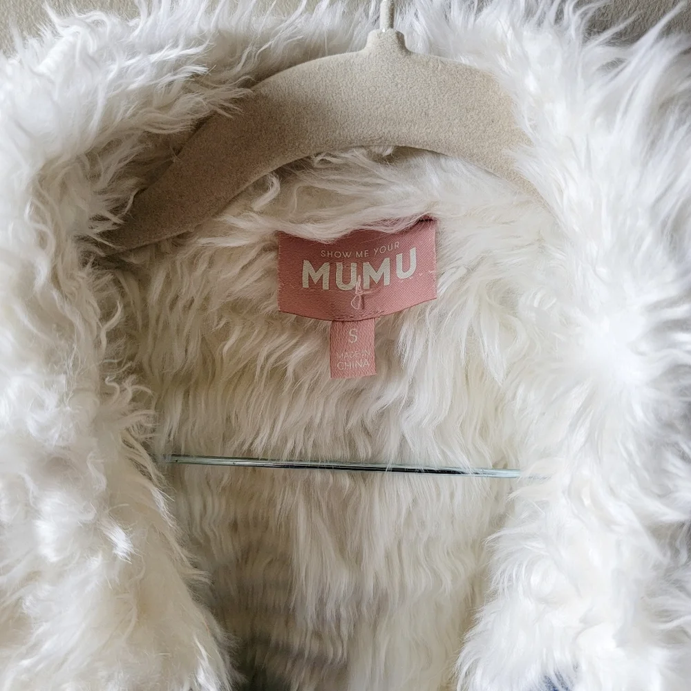 Show Me Your Mumu | Durado Oversized Faux Fur Lined Denim Jacket_10